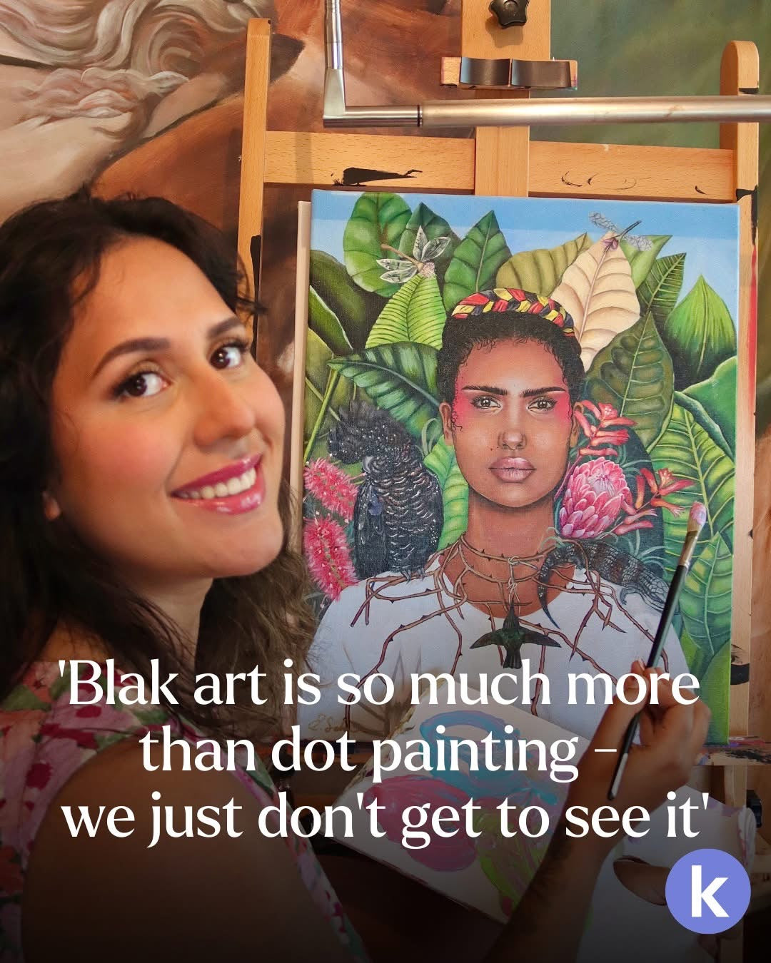'Blak art is so much more than dot painting - we just don't get to see it'
