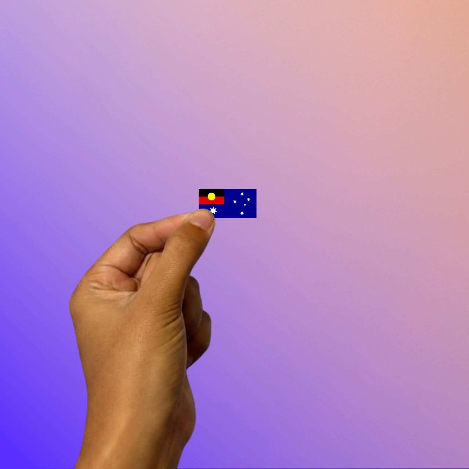Vinyl Flag Sticker