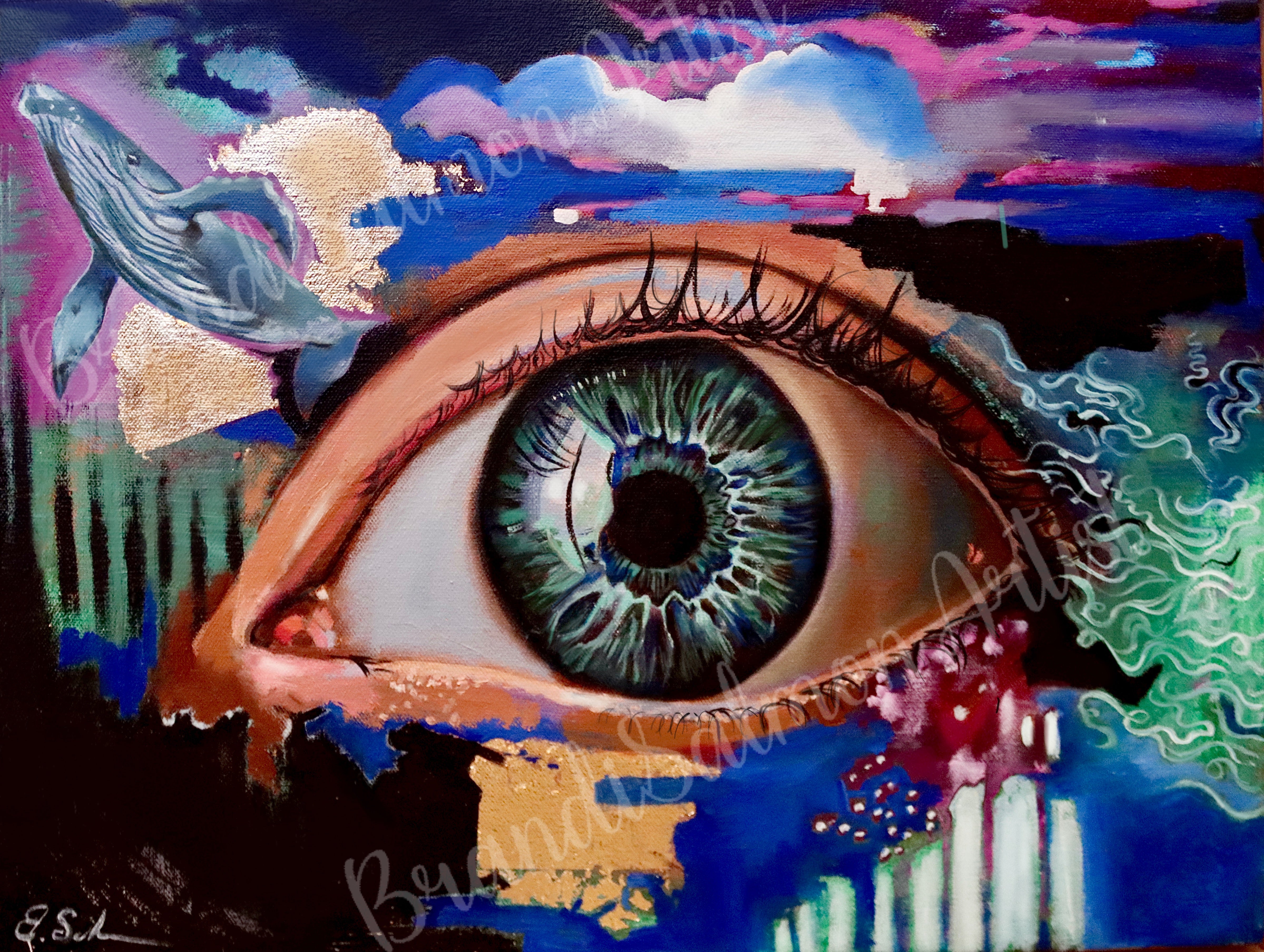 Gentle into that Good Night Painting