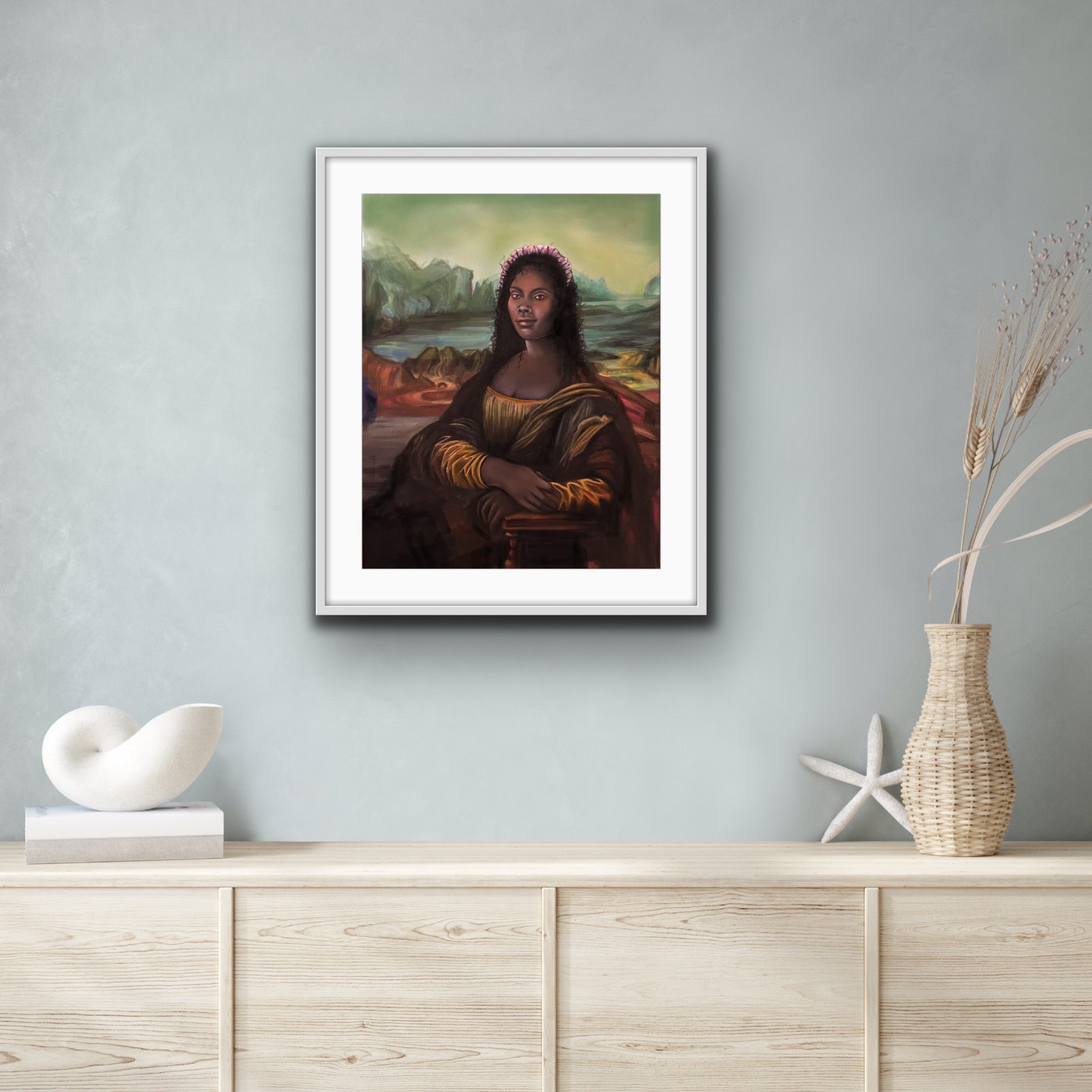 Aunt Mona Lisa Print