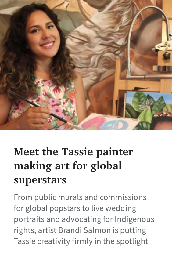 The Mercury - Meet the Tassie painter making art for global superstars