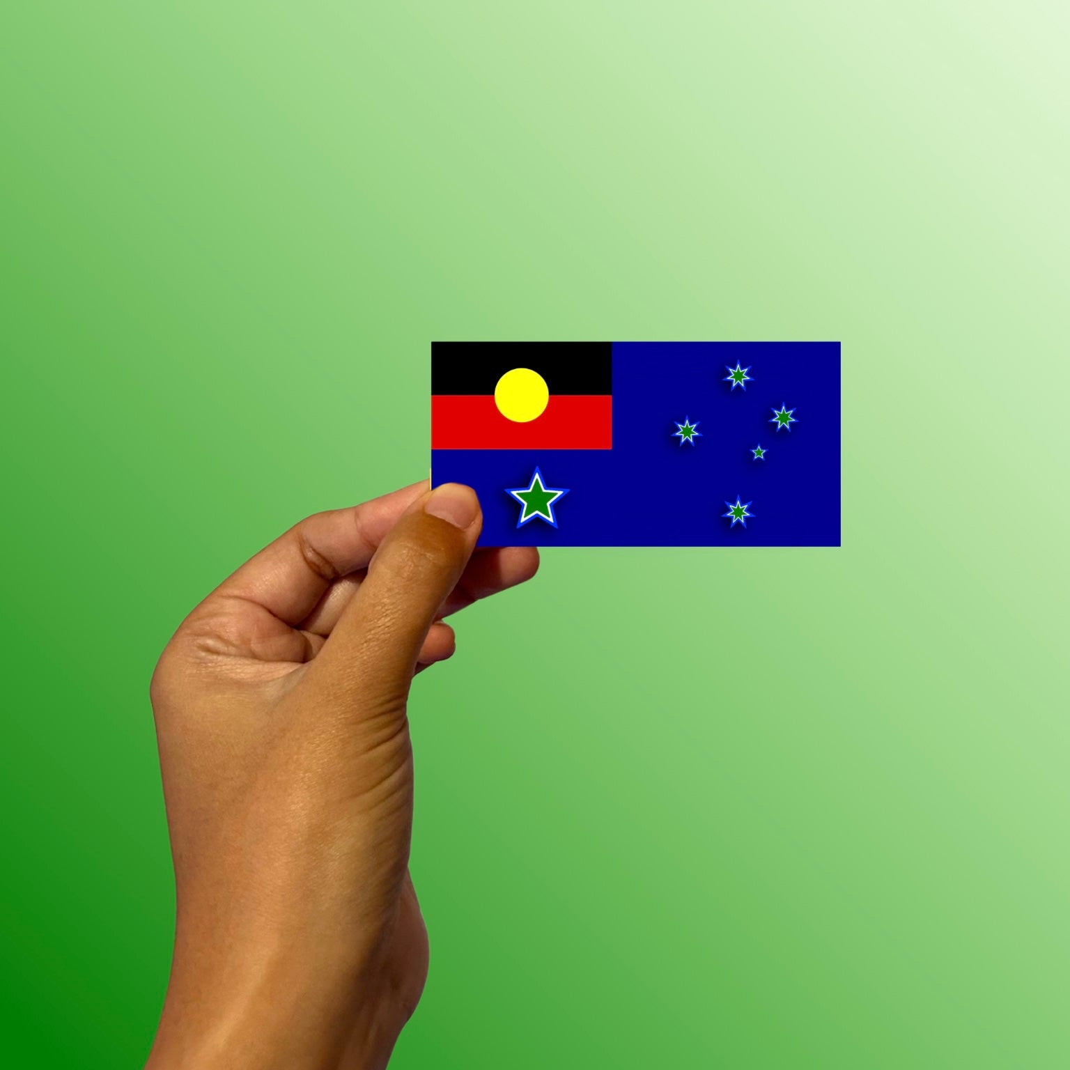 Vinyl Flag Sticker
