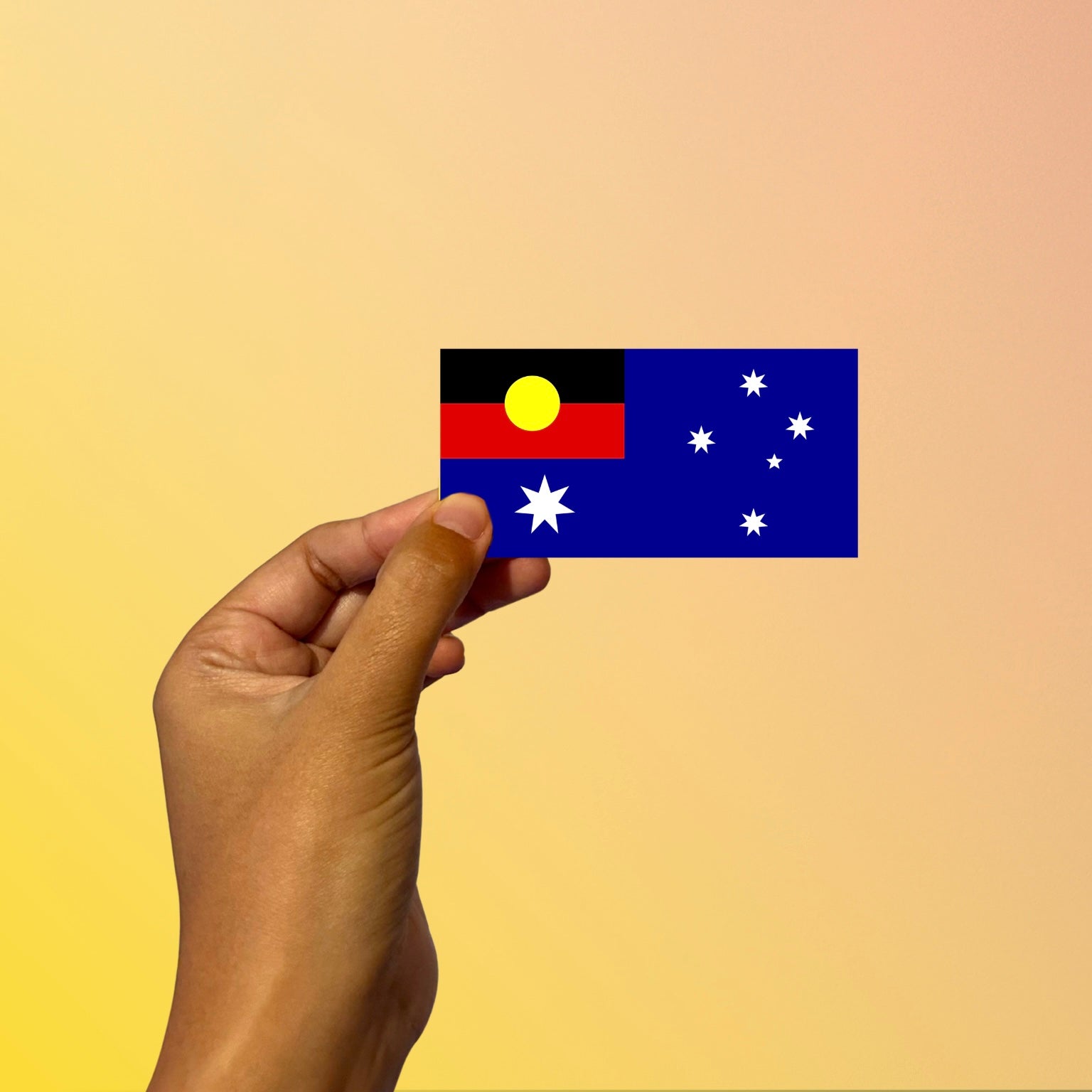 Vinyl Flag Sticker
