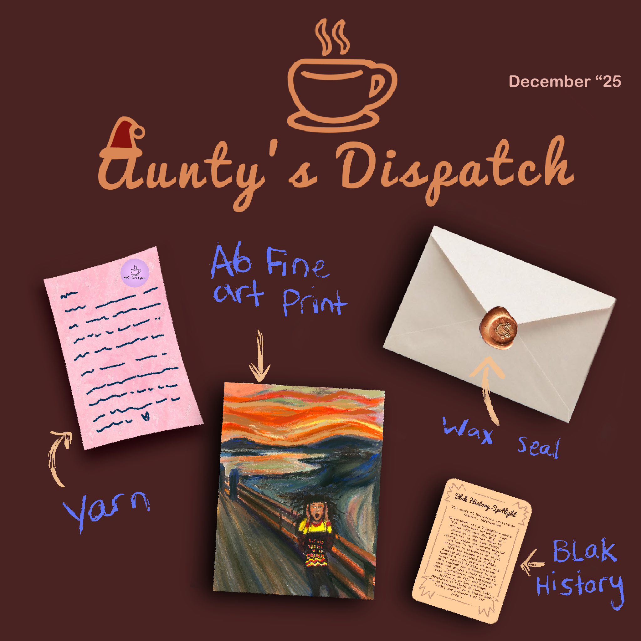 Aunty’s Dispatch - A monthly snail mail club