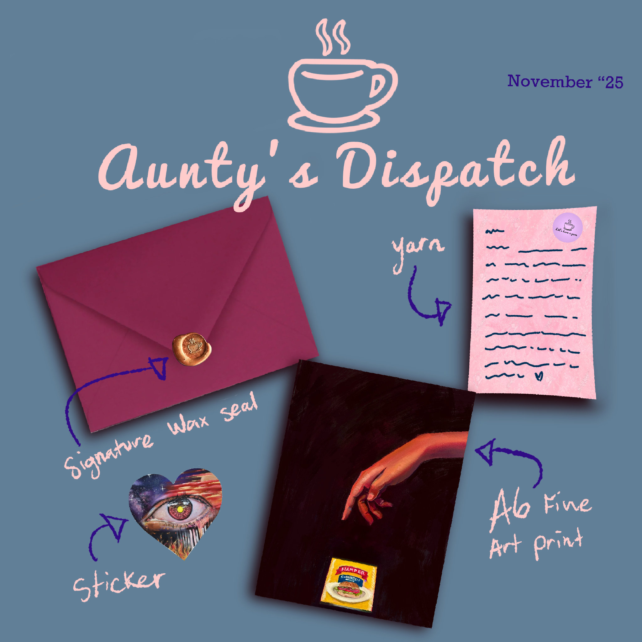 Aunty’s Dispatch - A monthly snail mail club