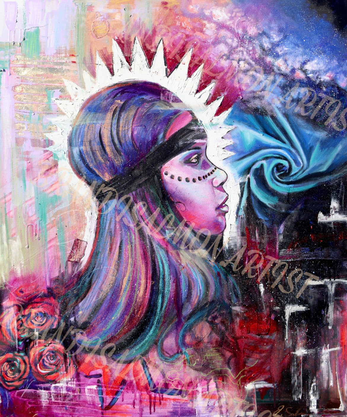 Limited Edition Young Aunty Print