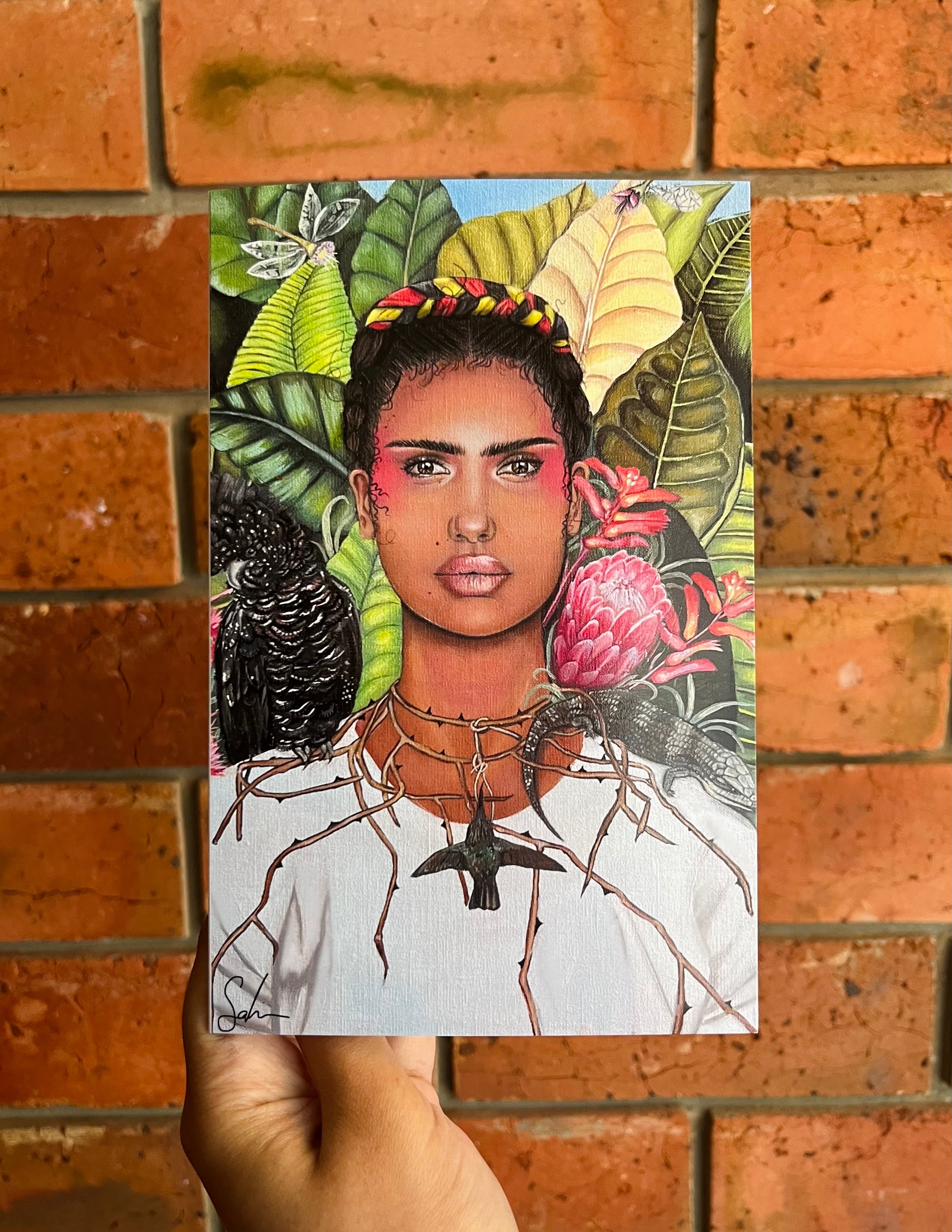 Premium Aunty Frida Card
