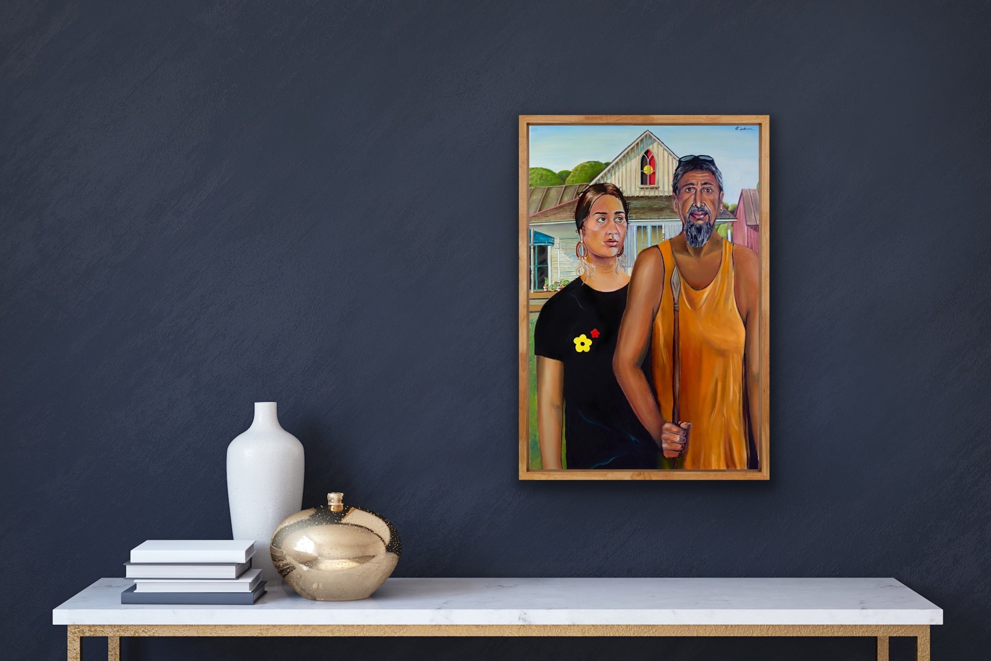 Aboriginal Gothic Print